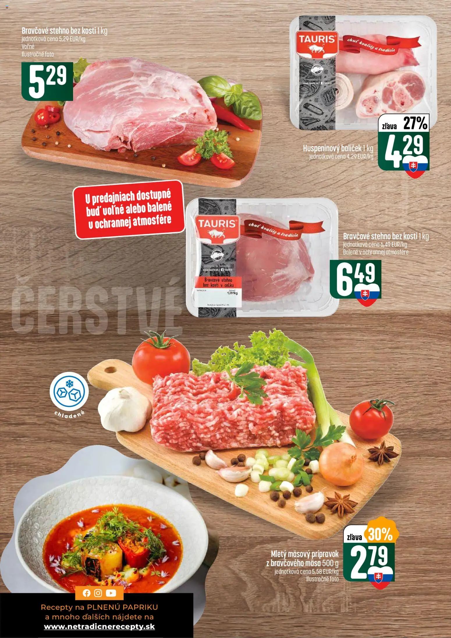 Nové COOP Jednota akcie – leták je platný od 22.01.2026 | Strana: 12 | Produkty: Bravčové stehno