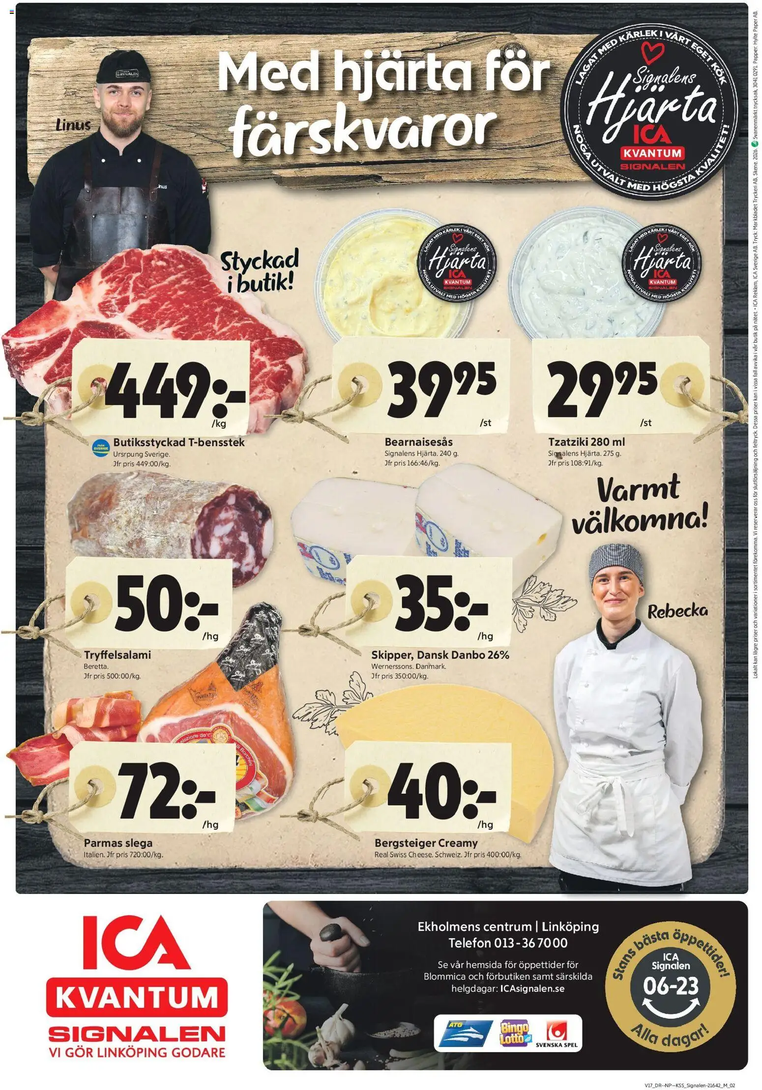 ICA Kvantum reklamblad aktuell från 20.04.2026 | Sida: 10 | Produkter: Bearnaisesås, Papper, Telefon, Spel