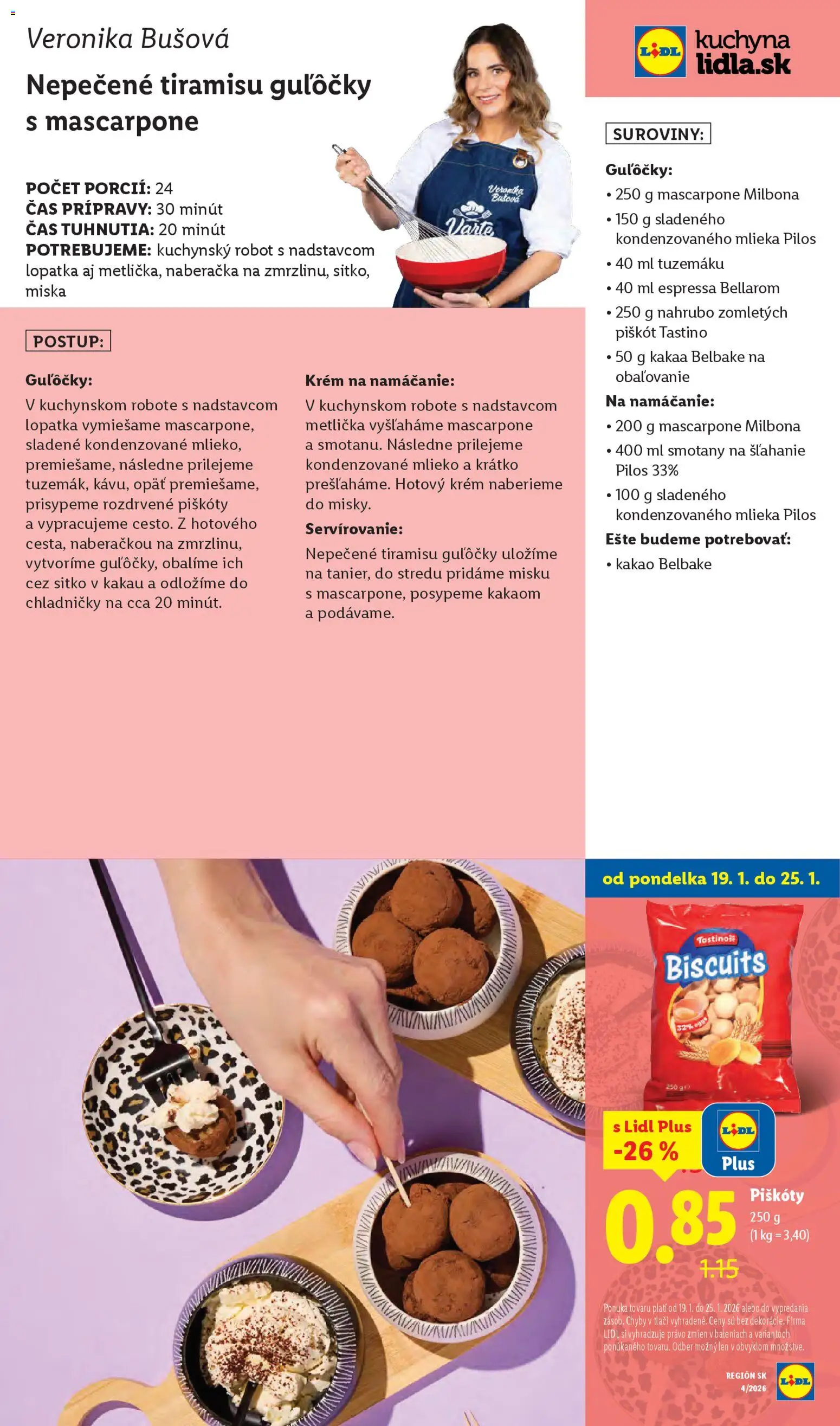 Nové Lidl akcie – leták je platný od 19.01.2026 | Strana: 93 | Produkty: Kuchyňa, Kuchynský robot, Mlieko, Kakao