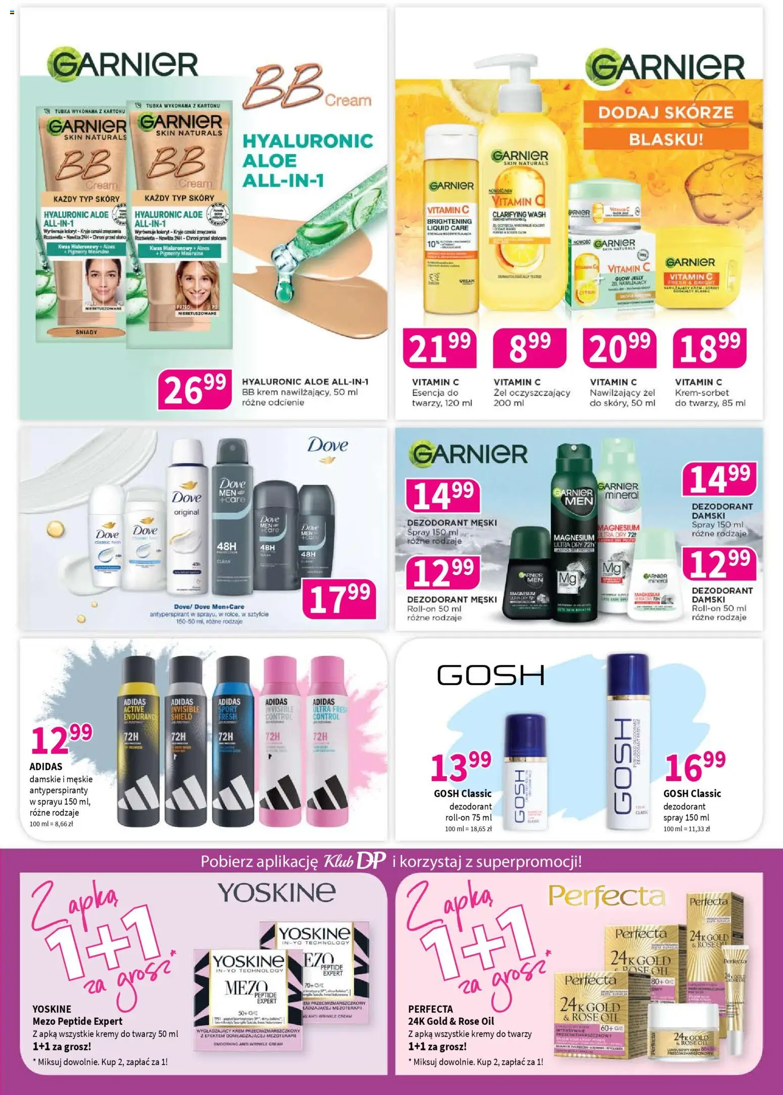 Drogerie Polskie gazetka od 10.04.2026 | Strona: 3 | Produkty: Krem, Dezodorant, Antyperspirant