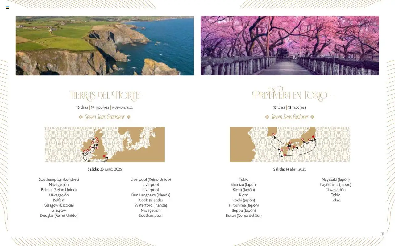 Viajes El Corte Inglés Cruceros de lujo │ válido desde el 01.01.2025 | Página: 22 | Productos: Navegación