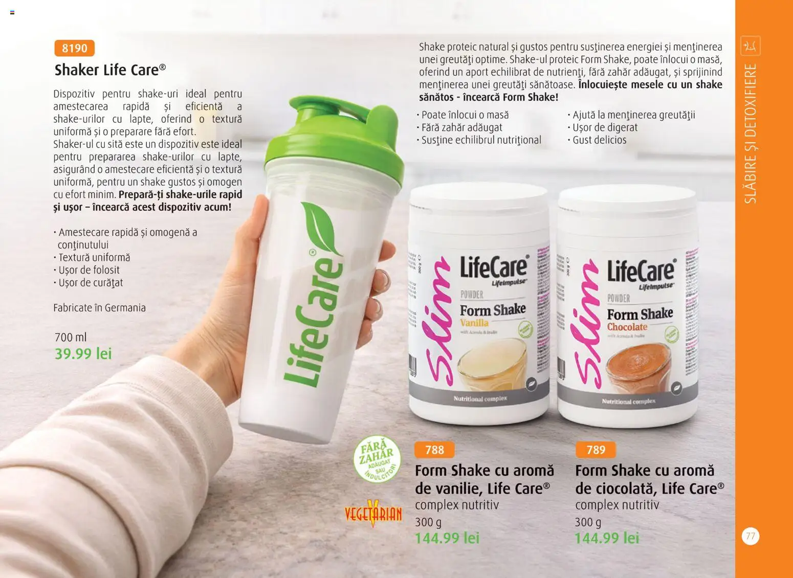Noul catalog Life Care – valabil de la 01.04.2026 | Pagină: 79 | Produse: Sită, Masă, Lapte, Zahăr