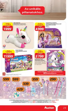 Auchan akciós újság - amely érvényes a következő dátumtól: 09.04.2026 | Oldal: 23 | Termékek: Ceruzahegyező