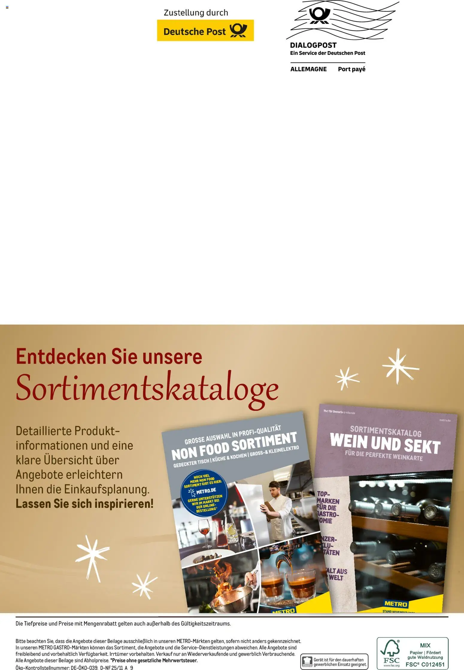 Metro Saisonkatalog Festliche Momente – gültig ab 01.11.2025 | Seite: 60 | Produkte: Top, Tisch, Sekt, Wein