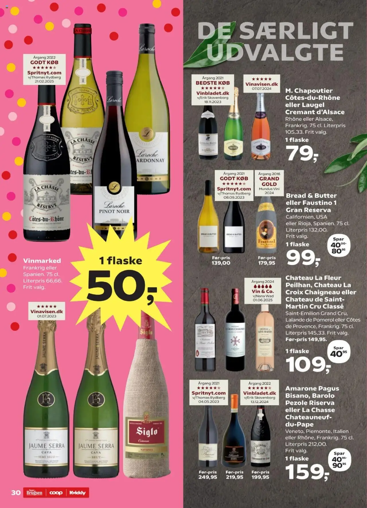 Super Brugsen Tilbudsavis gyldig fra 07.08.2025 | Side: 32 | Produkter: Vin
