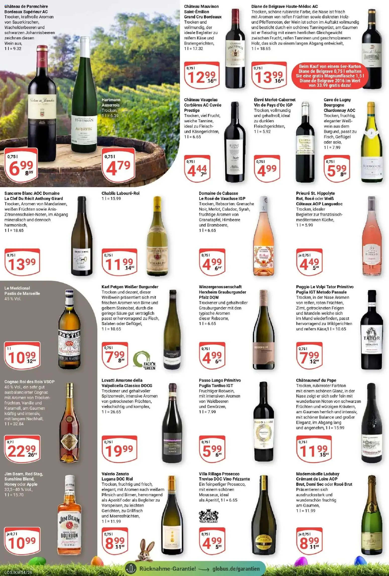 Globus prospekt Losheim Am See	 – gültig ab 30.03.2026 | Seite: 22 | Produkte: Mandeln, Apple, Wein, Bourbon