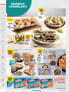 Pré-visualização Camarão Vannamei Gigante, Frozen Vannamei shrimp, giant size, 8/16 800g. válido de 17.02.2026 | Página: 6