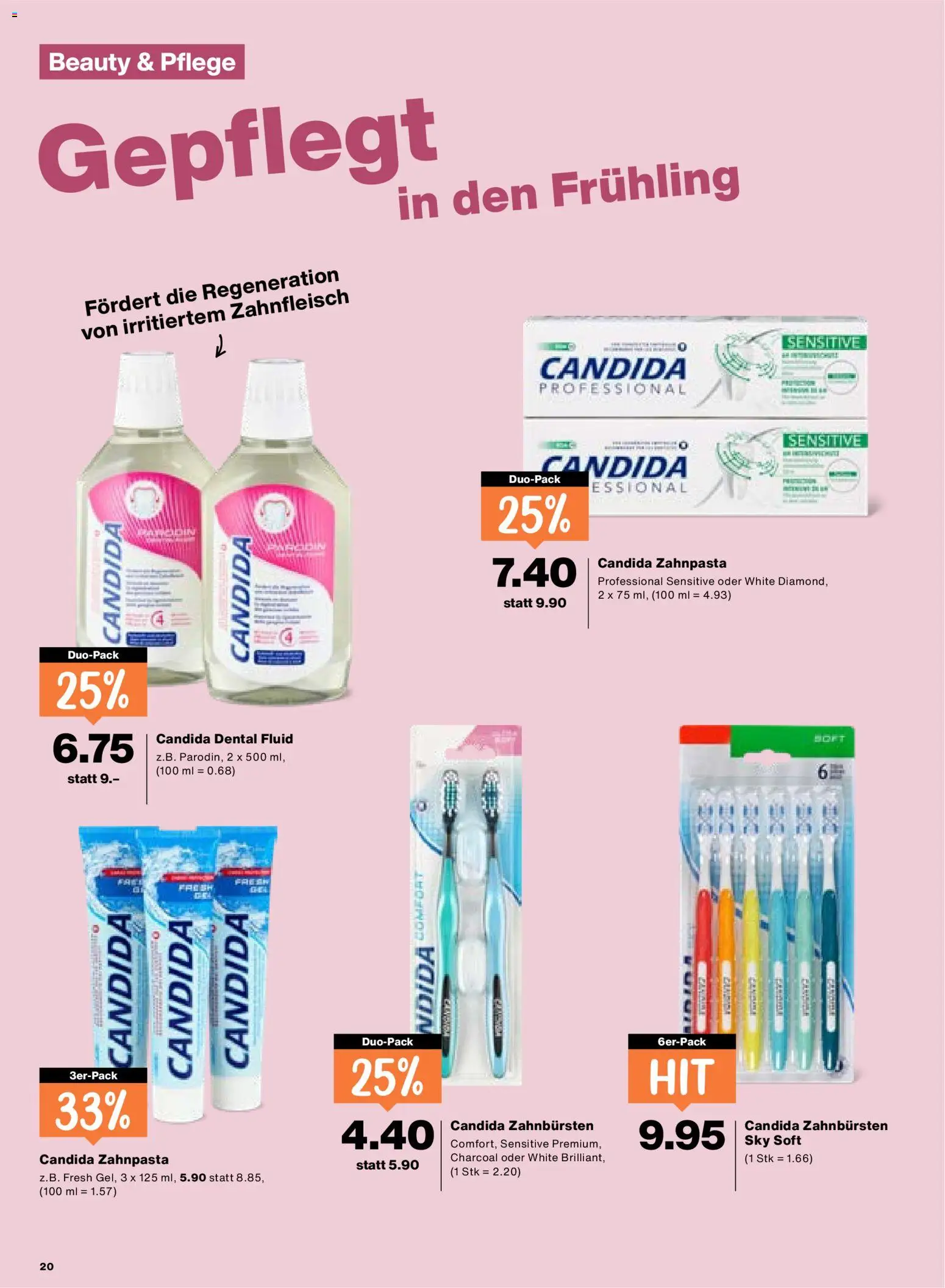 Migros aktionen – gültig ab 09.04.2026 | Seite: 20 | Produkte: Zahnpasta
