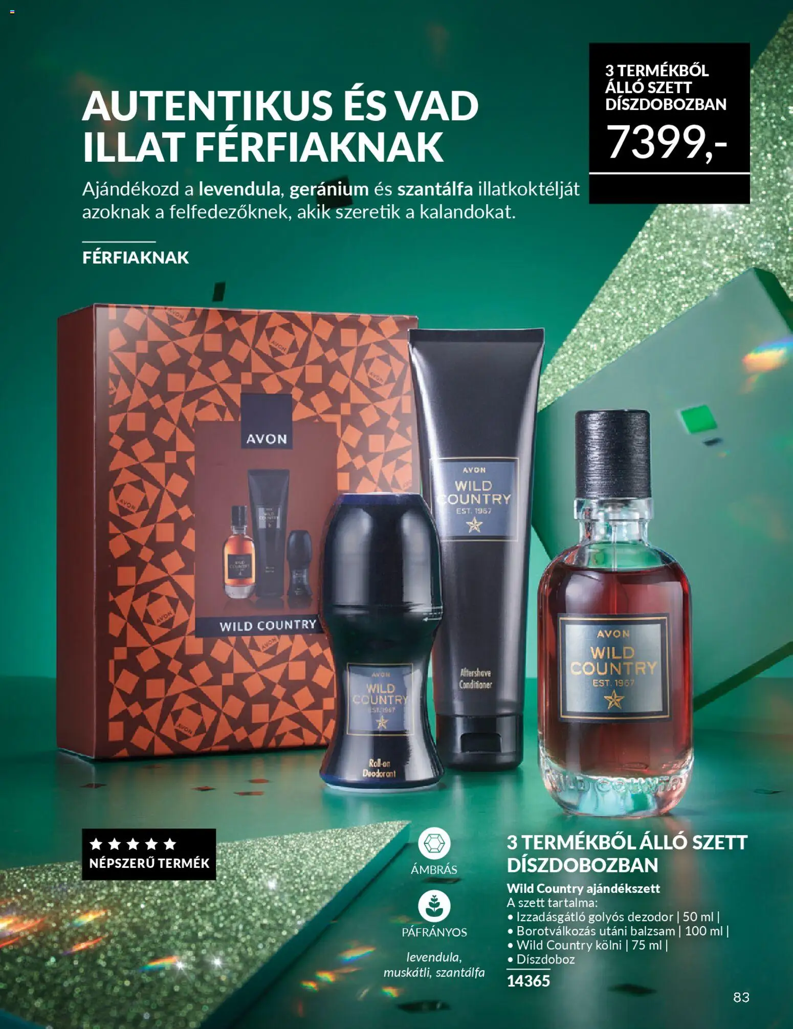 Avon akciós ujság - amely érvényes a következő dátumtól: 01.01.2026 | Oldal: 85 | Termékek: Kölni, Borotválkozás utáni balzsam, Dezodor, Izzadásgátló