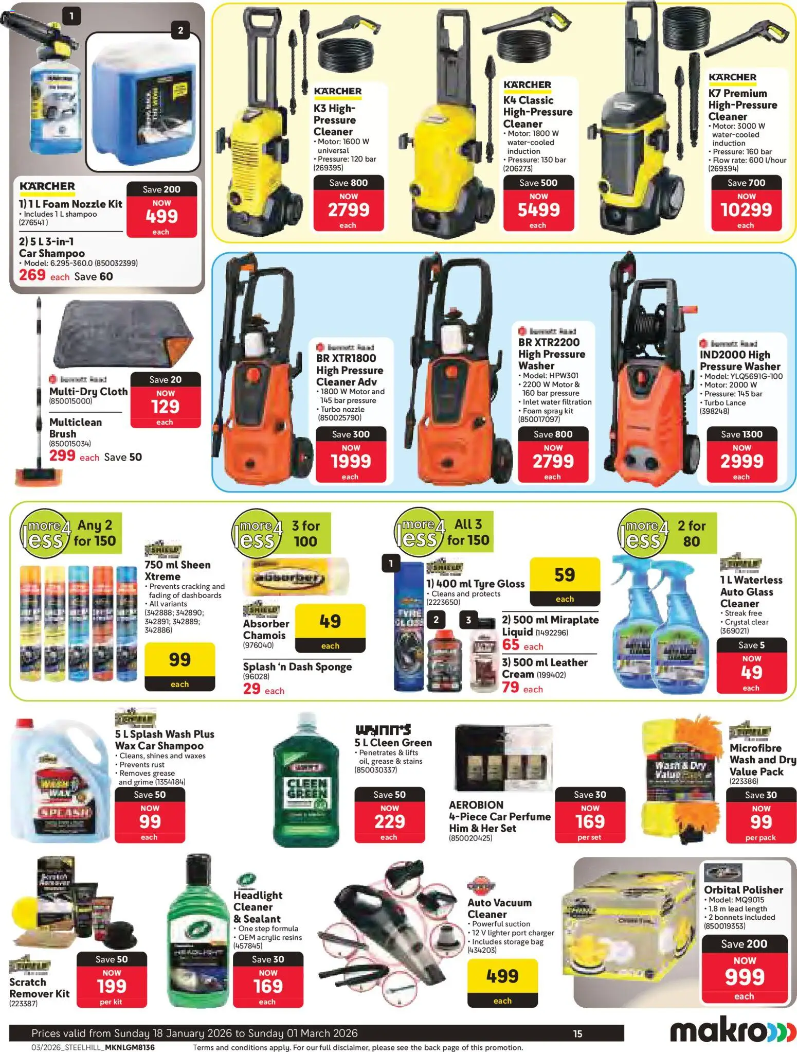 New Makro catalogue – valid from 18.01.2026 | Page: 15 | Products: Bag, Brush, Cream, Foam