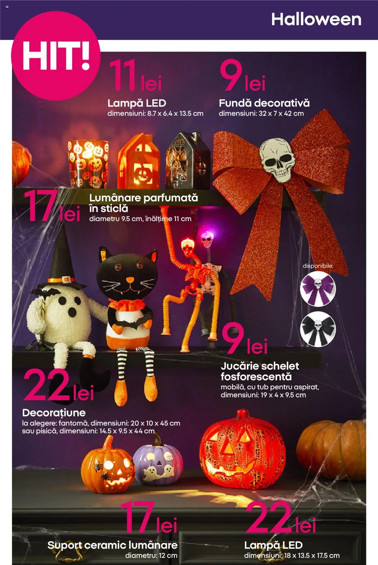 Noul catalog Pepco – valabil de la 25.09.2025 | Pagină: 10 | Produse: Babak, Lampă, Lumânare