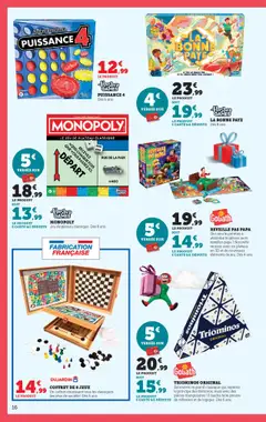 bi1 - Prévisualisation de bi1 catalogue Prix bas de Noël valide à partir de 20.10.2025 | Page: 16 | Produits: Plateau, Mais, Jeux, Jeux de société