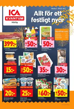 ICA Kvantum - Hörby - Förhandsvisning av reklamblad från butik ICA Kvantum aktuell från 30.12.2025