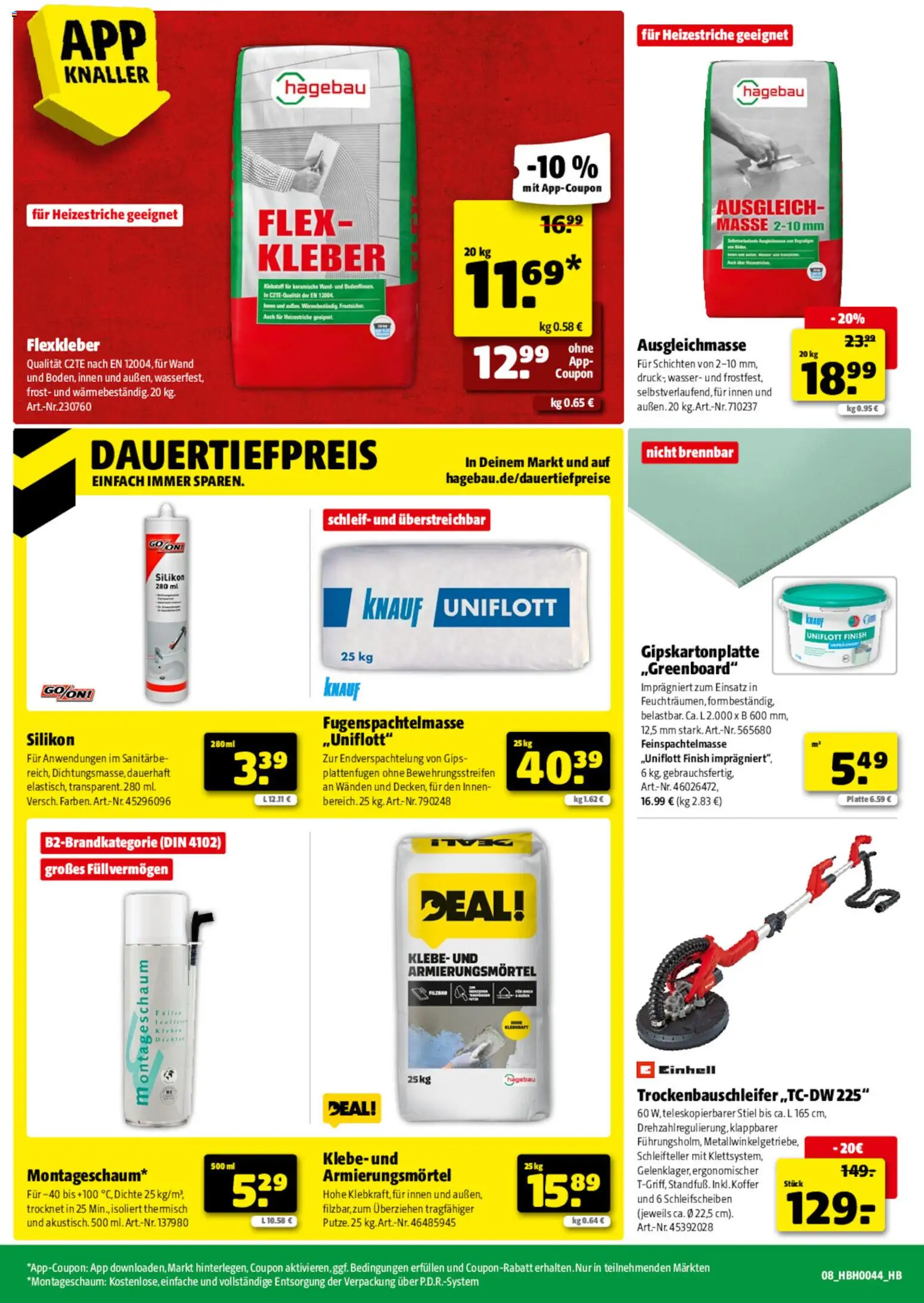 Hagebau Prospekt 	 – gültig ab 25.10.2025 | Seite: 8 | Produkte: Finish, Wasser