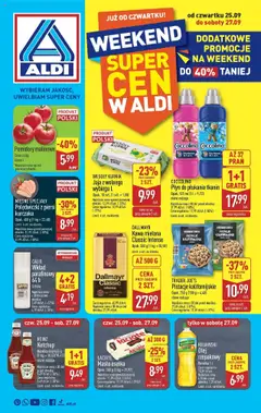 Pogląd oferty "Aldi Gazetka - Okazje na weekend" - ważna od 25.09.2025
