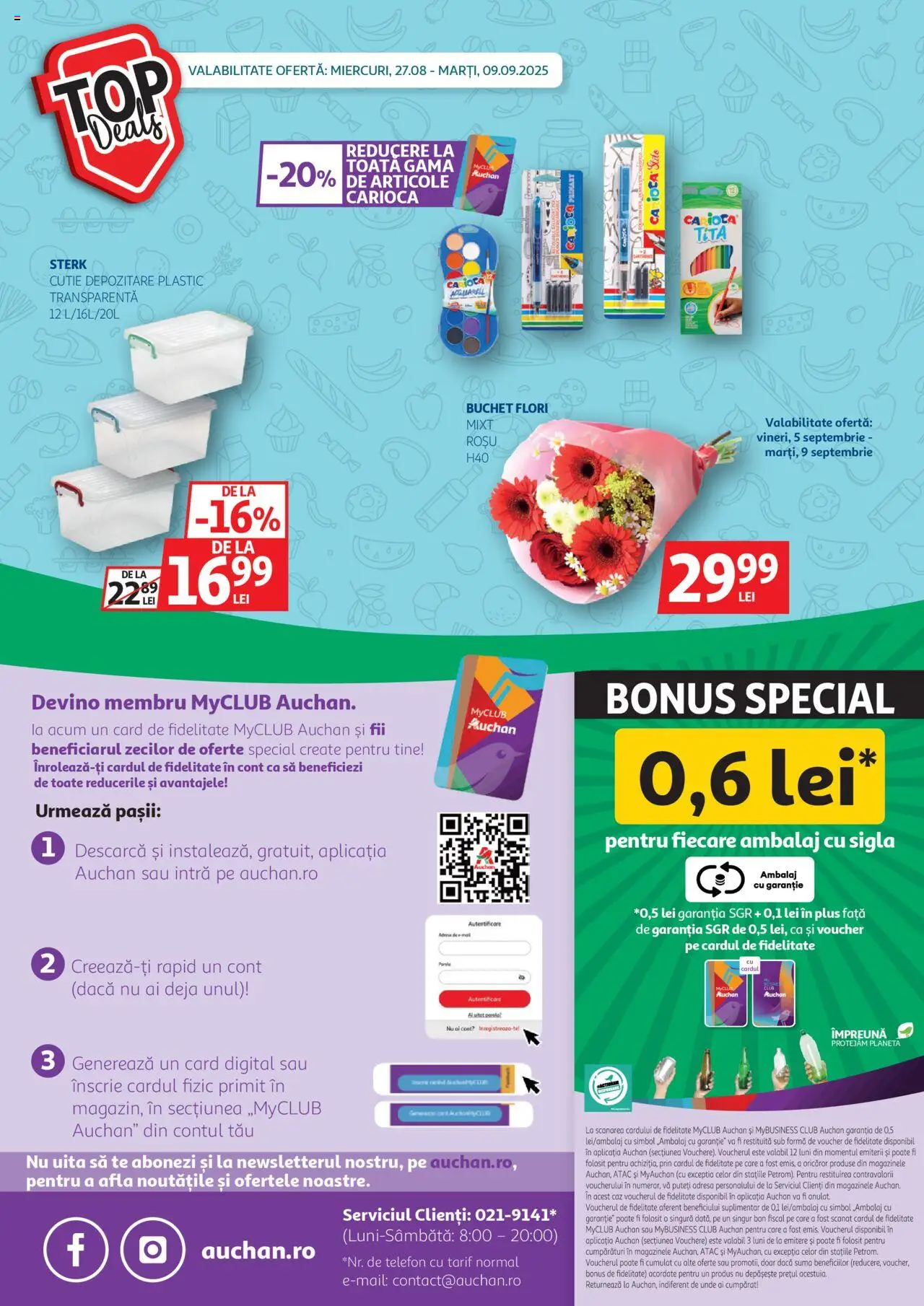 Catalog Auchan – valabil de la 27.08.2025 | Pagină: 28 | Produse: Telefon, Cutie