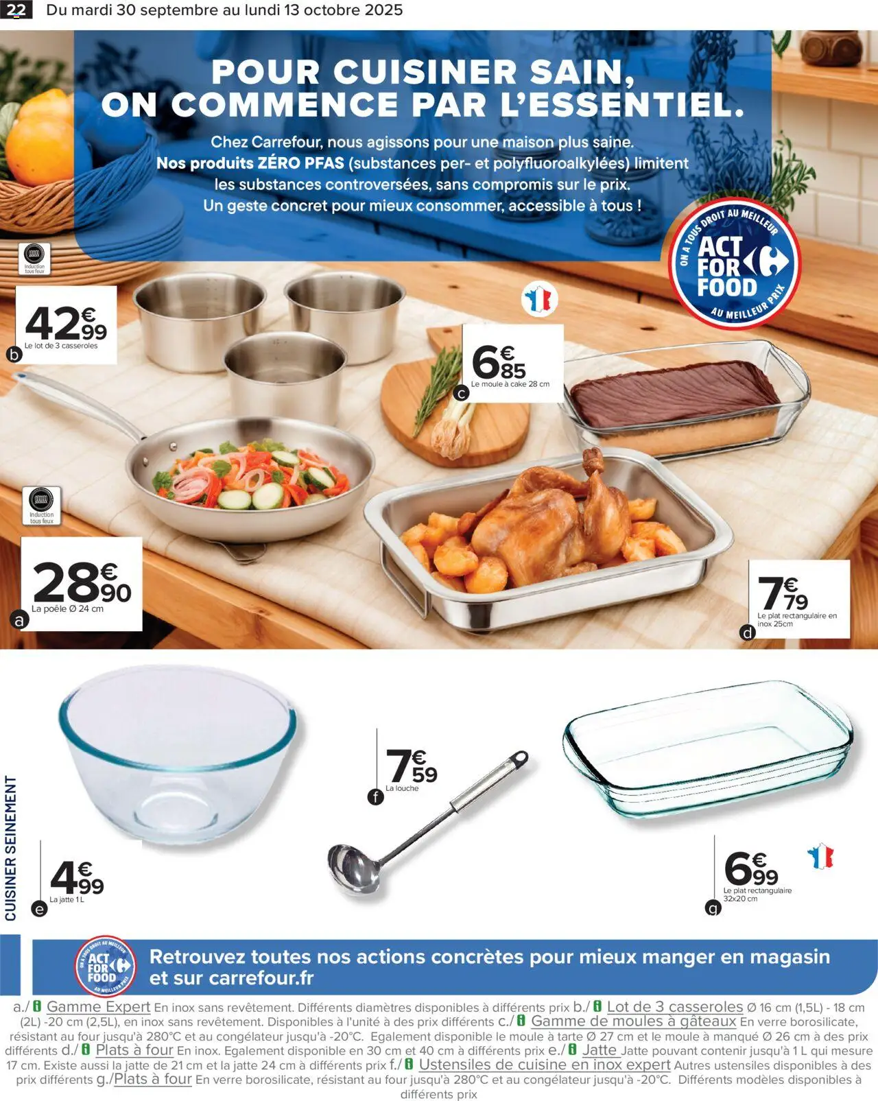 | Page: 22 | Produits: Congélateur, Four, Poêle, Casseroles