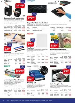 Lyreco - erbjudanden - Förhandsvisning av reklamblad från butik Lyreco aktuell från 30.09.2025 | Sida: 16 | Produkter: Gem, Brevkorg, Tangentbord, Dokumentförstörare