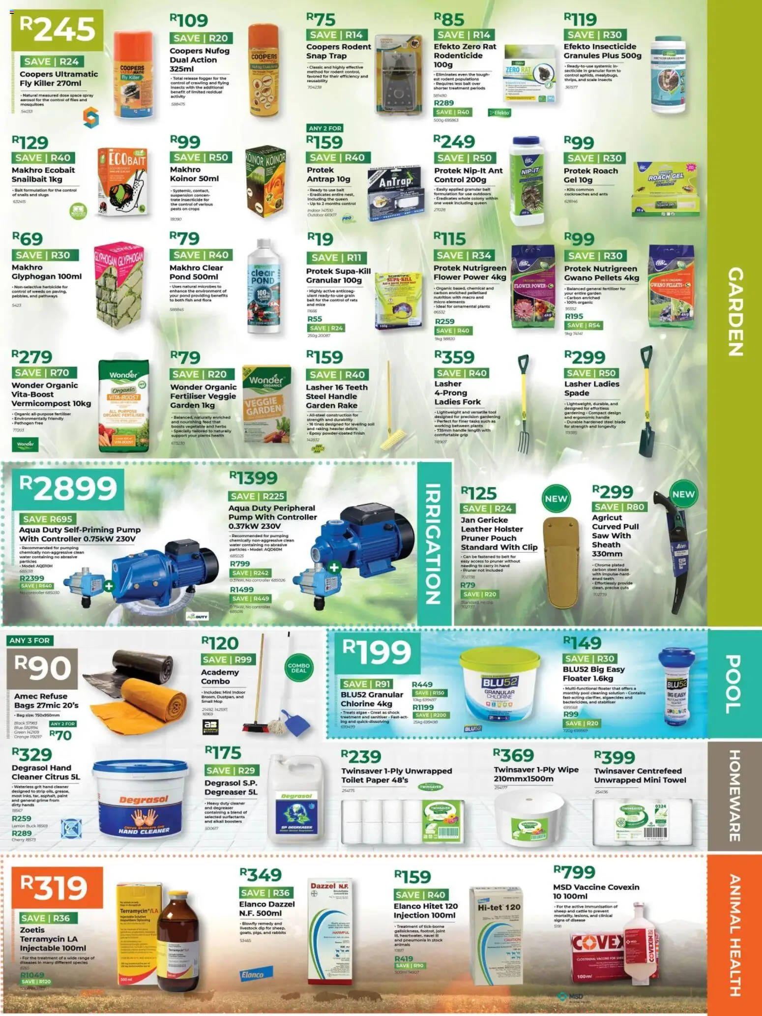 New Agrimark catalogue – valid from 25.03.2026 | Page: 3 | Products: Toilet, Towel, Fish, Herbs