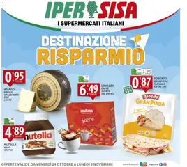Anteprima del volantino SISA Iper Crotone catalogo valido a partire dal 24.10.2025
