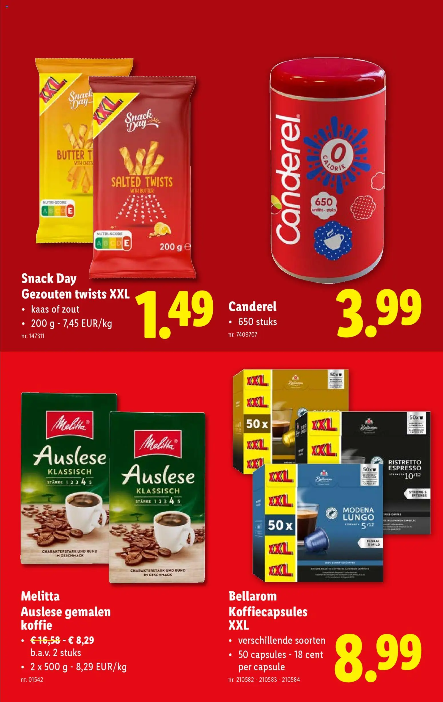 {H1} | Pagina: 25 | Producten: Csirkecombfile, Capsule, Koffiecapsules, Kaas