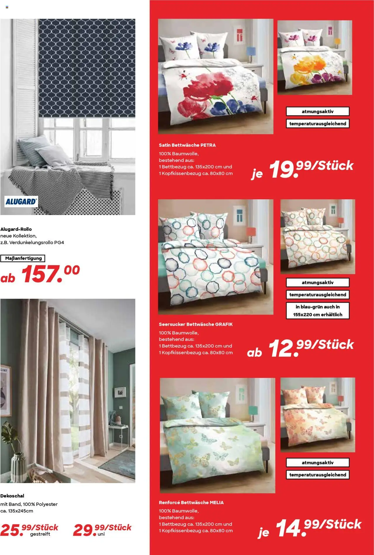 Hammer Zuhause Prospekt 	 - gültig ab dem 11.08.2025 | Seite: 3 | Produkte: Bettwäsche