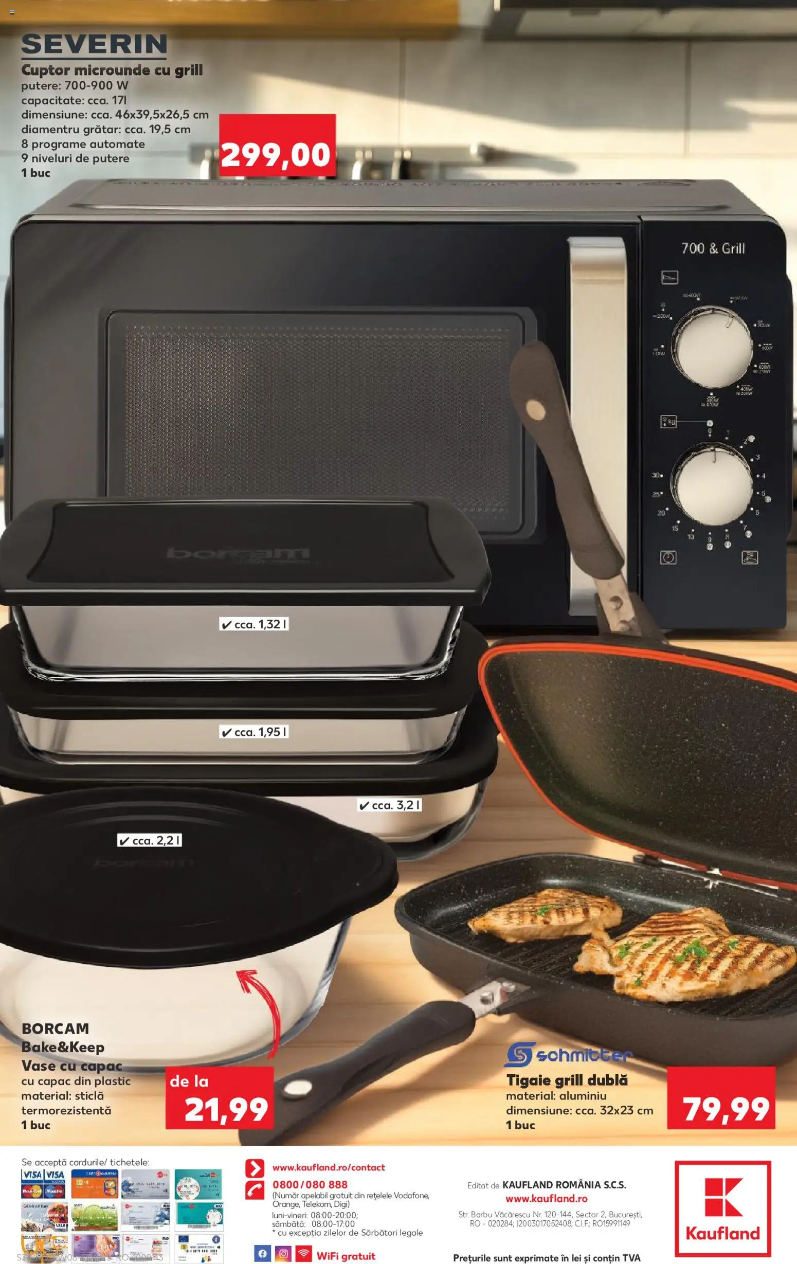 Noul catalog Kaufland – valabil de la 18.02.2026 | Pagină: 32 | Produse: Cuptor, Tigaie, Grill, Grătar