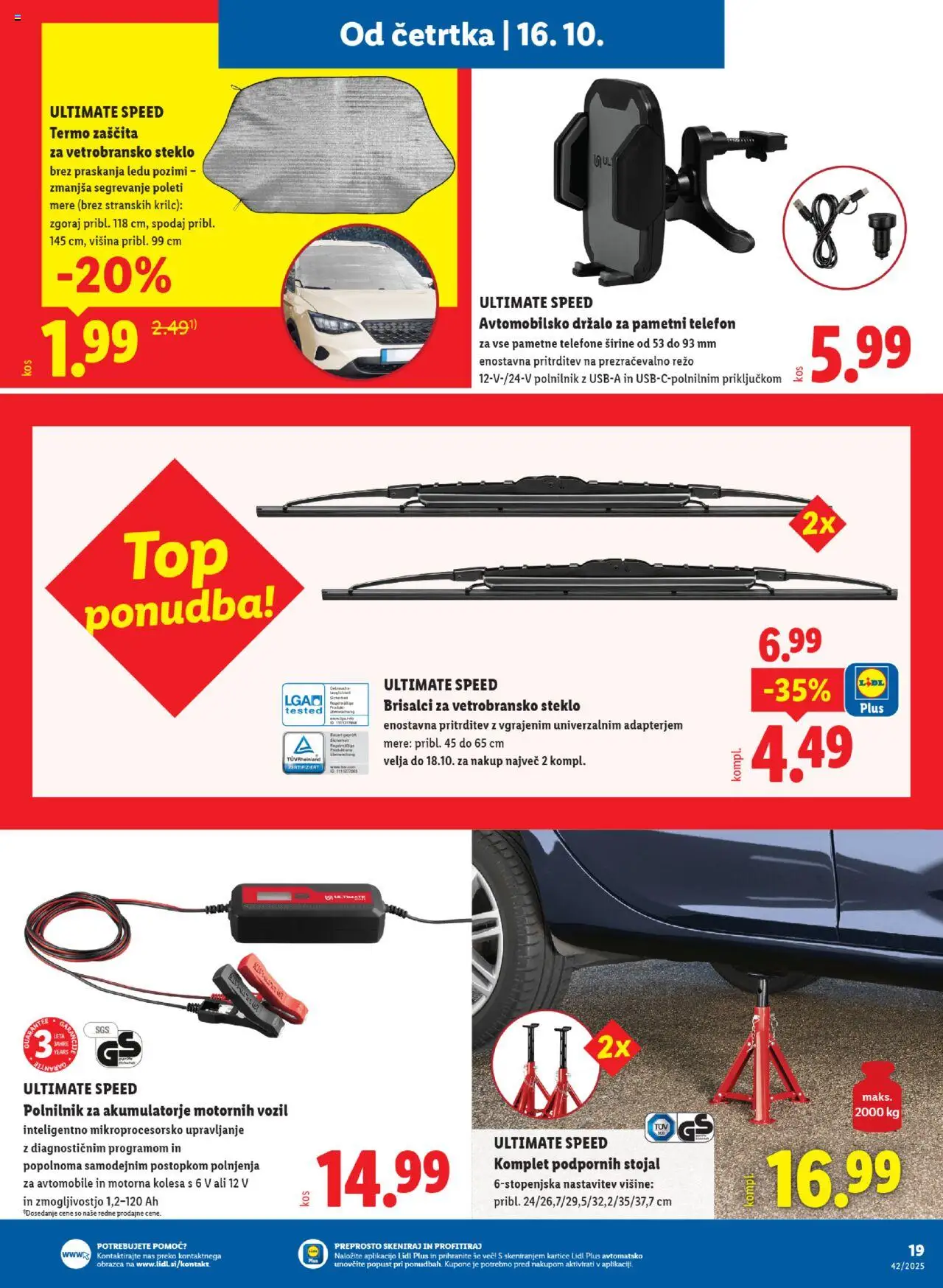 Novi Lidl katalog ponudbe – veljaven od 16.10.2025 | Stran: 27 | Izdelki: Telefon, Pametni telefon, Polnilnik