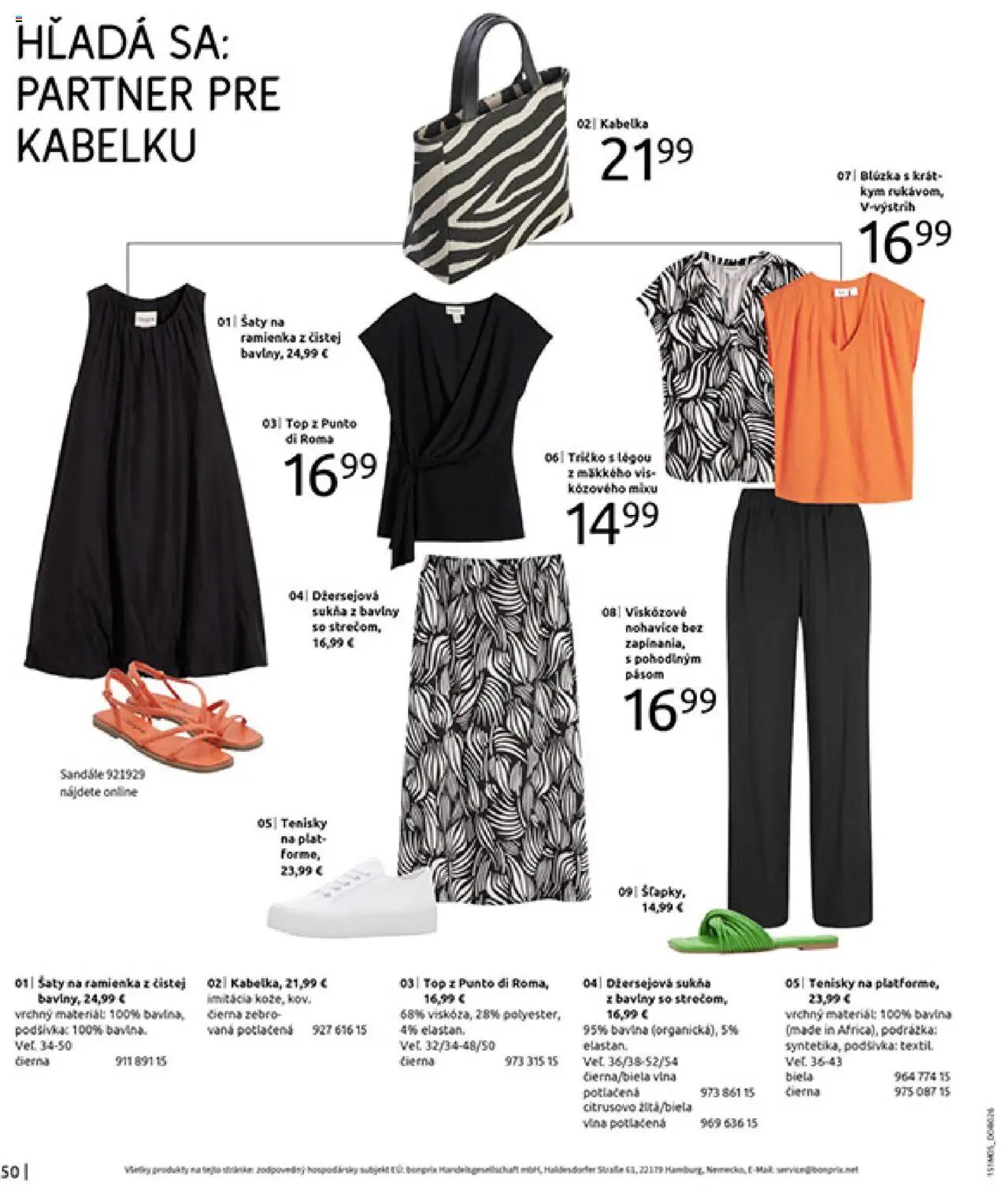 Bonprix katalóg citrusové farby │ platný od 26.05.2025 | Strana: 52 | Produkty: Vaňa, Šaty, Nohavice, Tenisky
