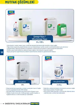 30.12.2025 tarihinden itibaren geçerli olan Metro kataloğu önizlemesi | Sayfa: 16 | Ürünler: Kireç çözücü, Banyo, Kahve, Koku