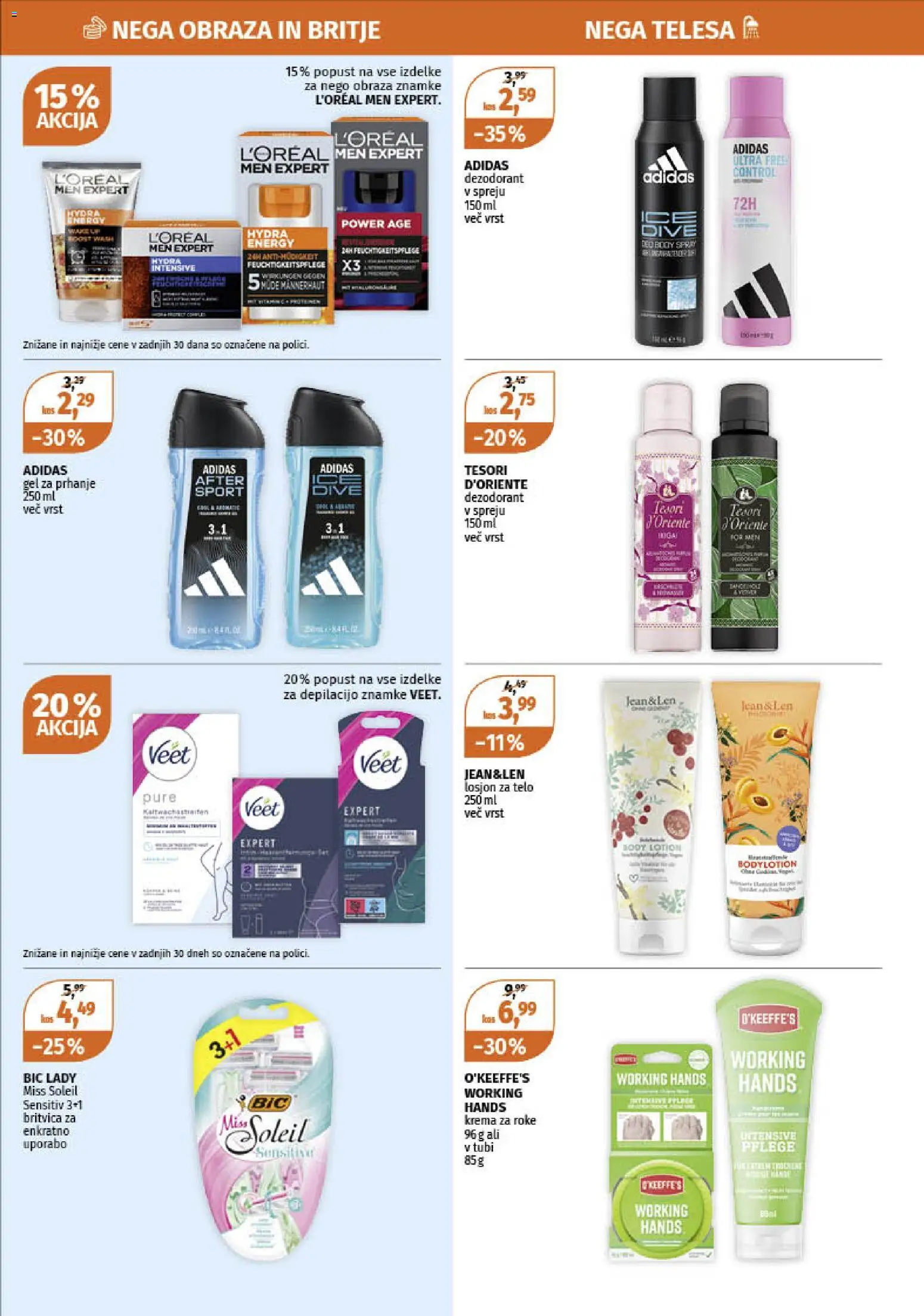 Novi Müller katalog ponudbe – veljaven od 02.02.2026 | Stran: 20 | Izdelki: Gel za prhanje, Krema, Krema za roke, Deodorant