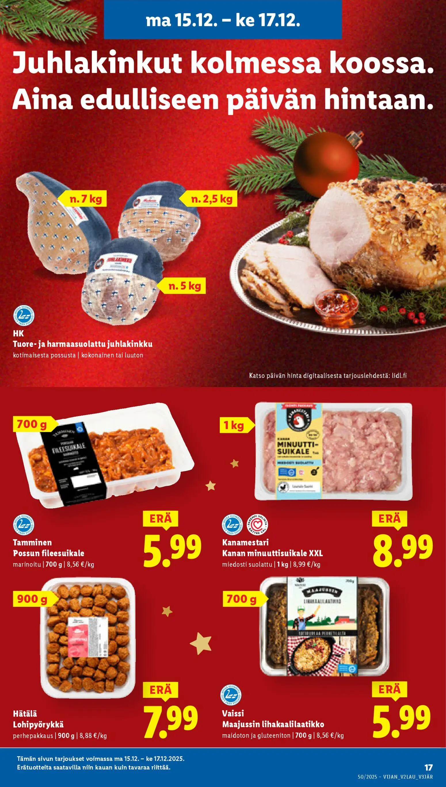 Lidl tarjoukset - Rovaniemi – voimassa 11.12.2025 alkaen | Sivu: 19 | Tuotteet: Kokonainen