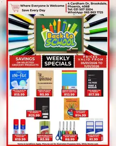 Saverite specials catalogue – valid from 05.01.2026