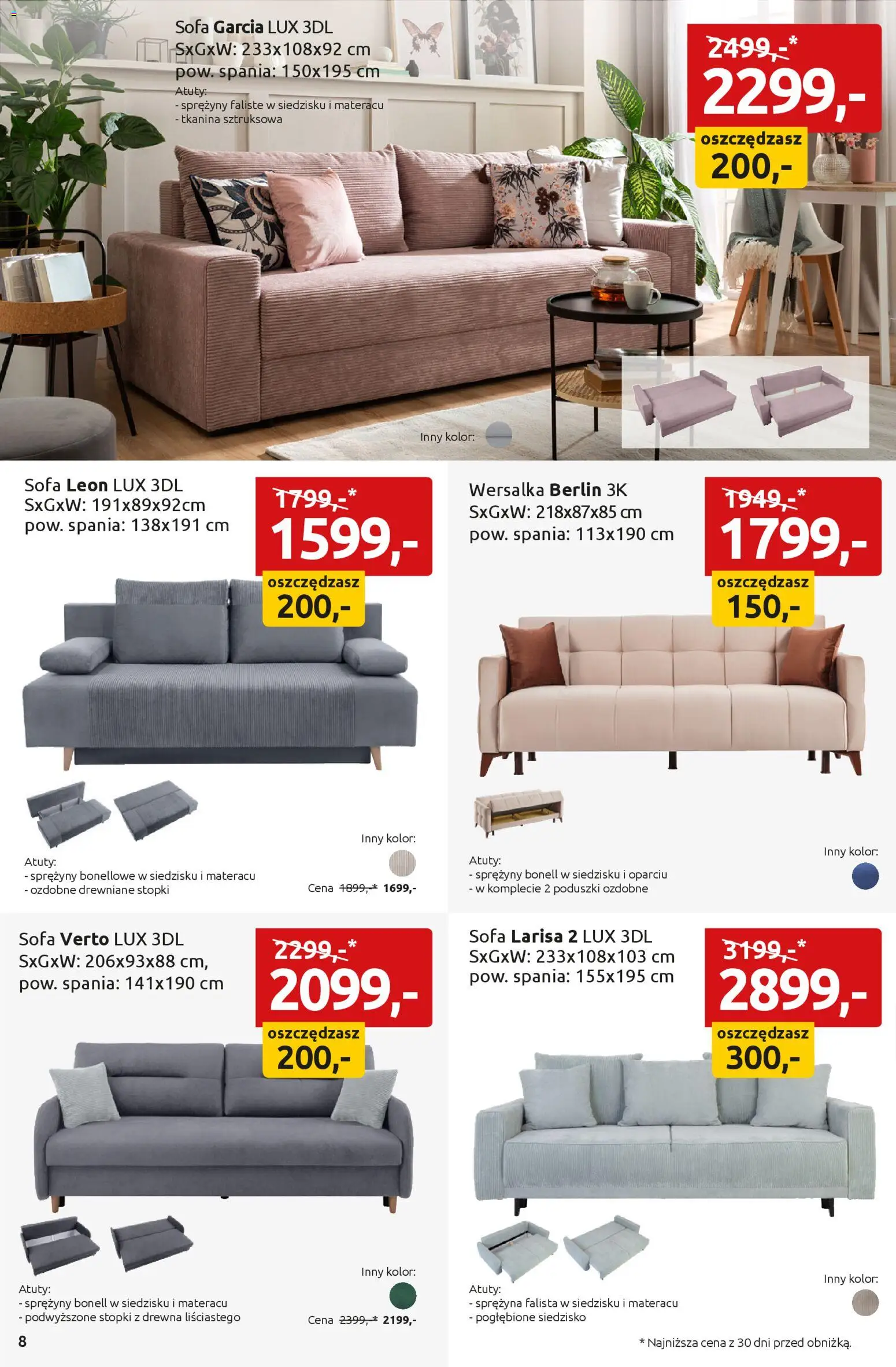 Black Red White promocje od 20.03.2026 | Strona: 8 | Produkty: Sofa