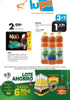 Vista previa Lupa Supermercados folleto válido desde el 21.08.2025