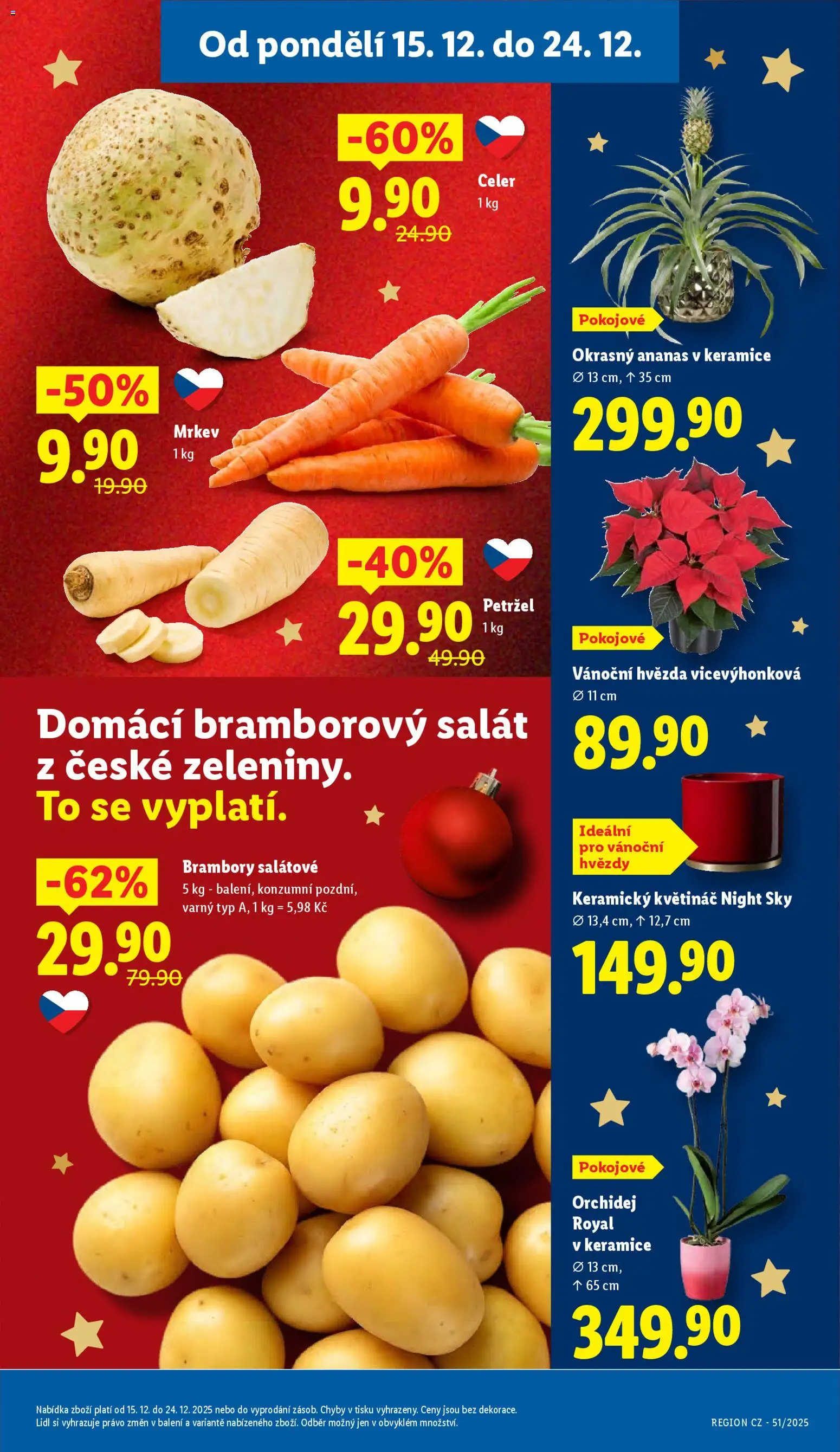 Lidl leták od 15.12.2025 | Strana: 9 | Produkty: Mrkev, Salát, Brambory, Petržel