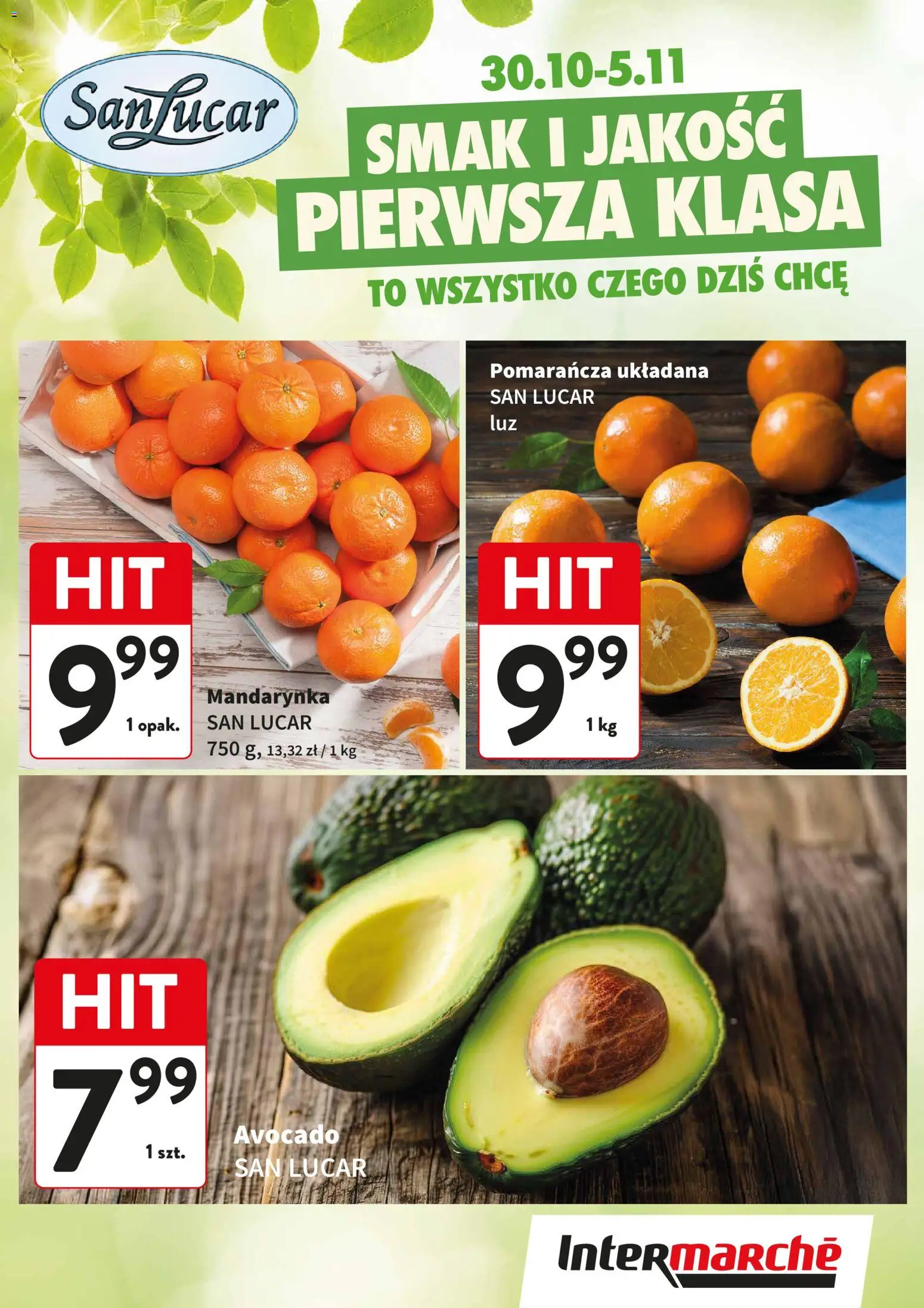 Intermarche Gazetka - Świeży Hit od 30.10.2025 | Strona: 1