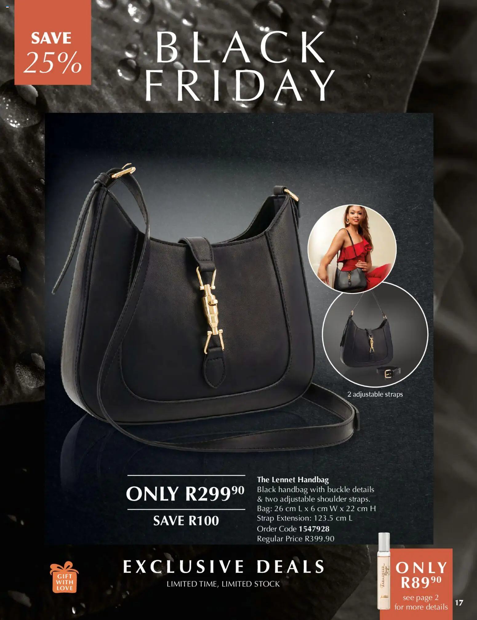 New Justine catalogue – valid from 28.11.2025 | Page: 17 | Products: Handbag, Bag, Stock