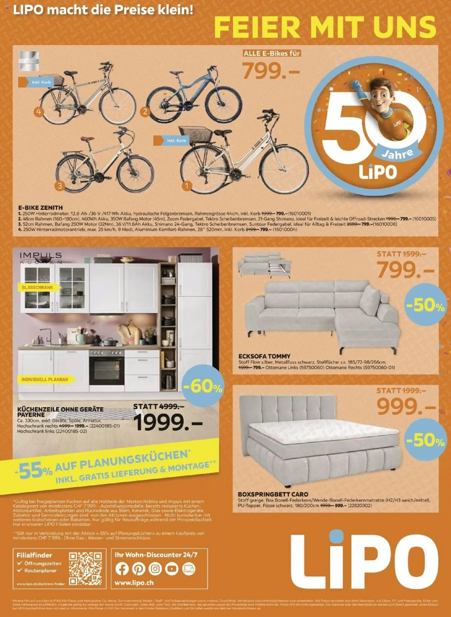 Lipo Aktionen – gültig ab 17.02.2026 | Seite: 12 | Produkte: Box, Korb, Bilder, Boxspringbett