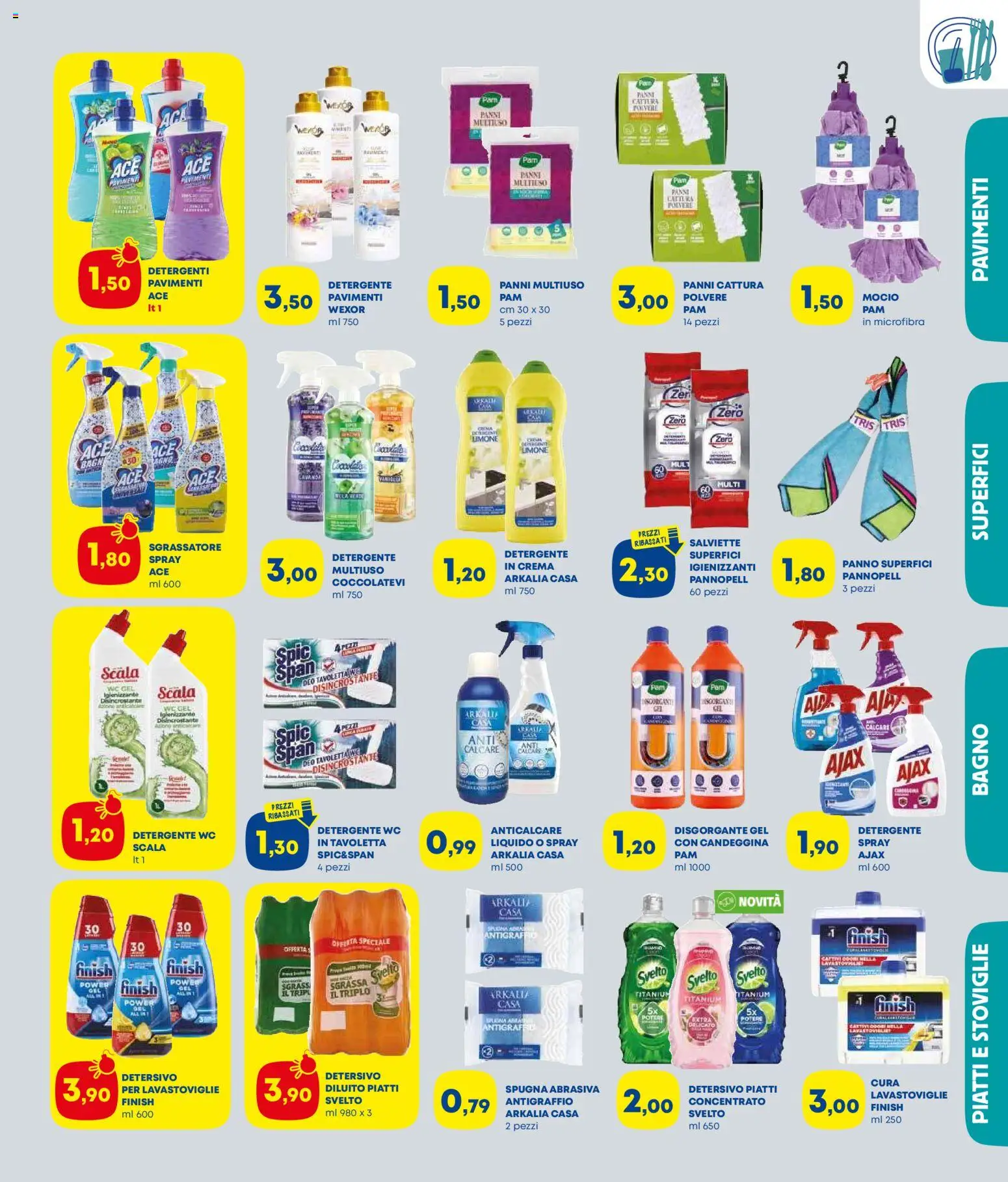 Volantino Panorama del 04.12.2025 | Pagina: 7 | Prodotti: Detersivo per lavastoviglie, Candeggina, Panna, Lavastoviglie