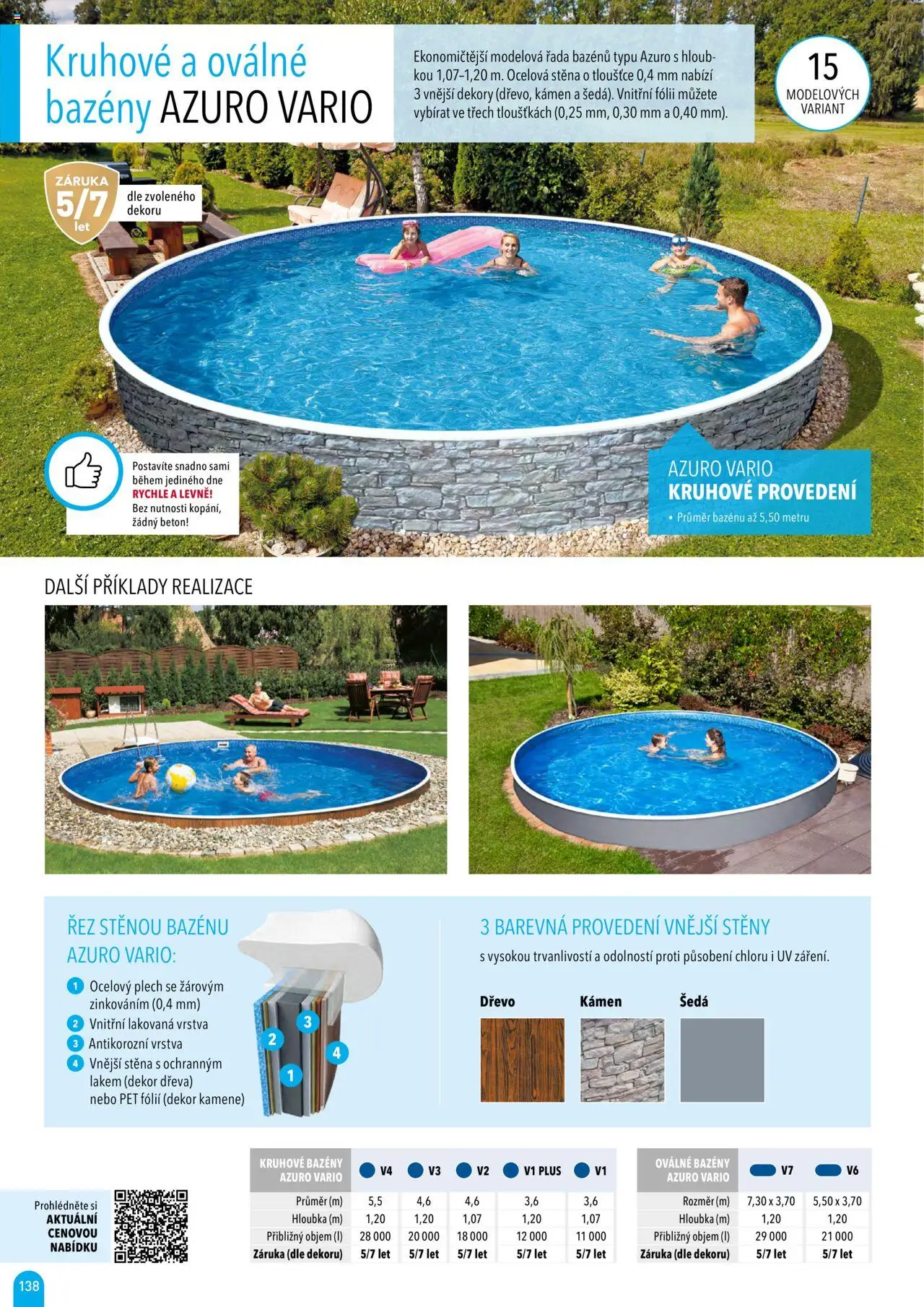 Mountfield katalog 2025 od 16.04.2025 | Strana: 138 | Produkty: Bazény, Plech