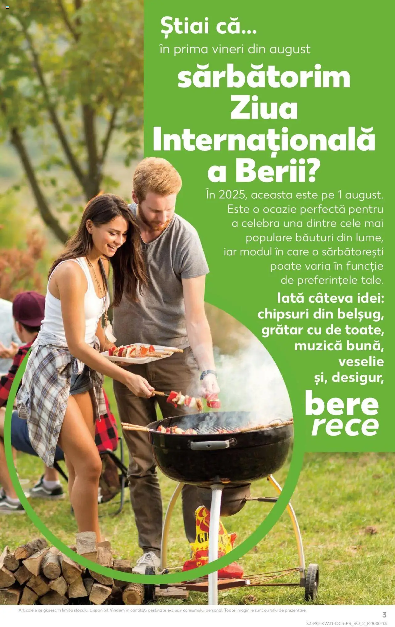 Catalog Kaufland - Brașov – valabil de la 30.07.2025 | Pagină: 3 | Produse: Grătar, Bere, Chipsuri