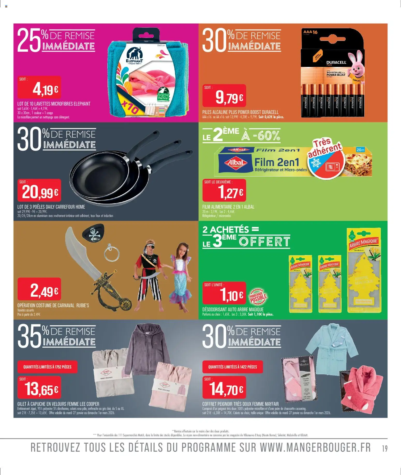 {H1} | Page: 19 | Produits: Réfrigérateur, Désodorisant, Costume, Piles