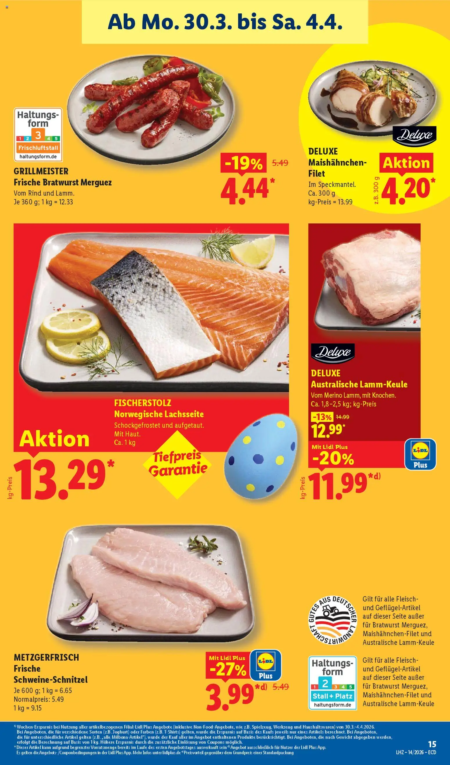 Lidl Německo leták od 30.03.2026 | Strana: 33 | Produkty: Deluxe, Filet