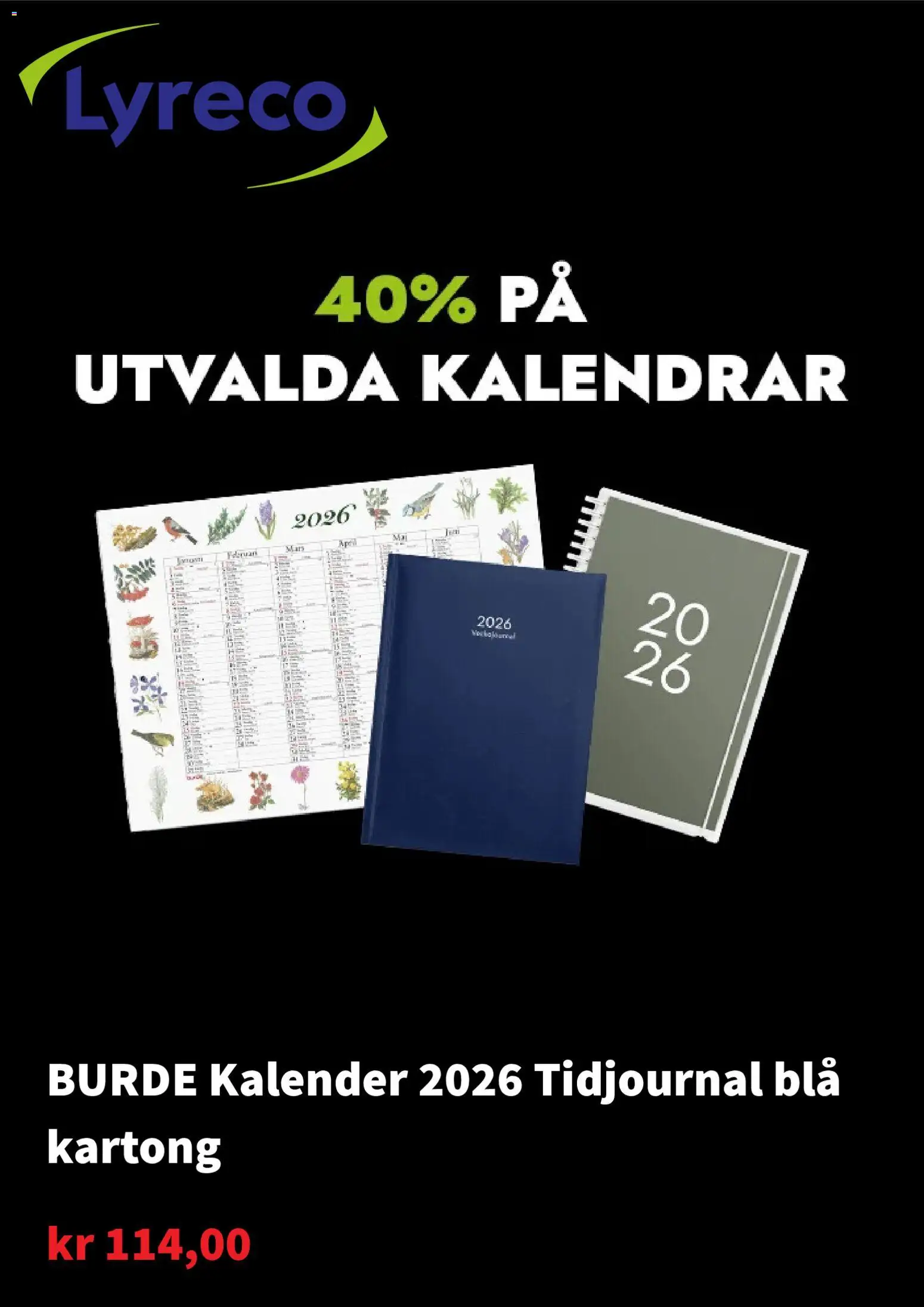 Lyreco reklamblad aktuell från 24.11.2025 | Sida: 3 | Produkter: Kartong, Kalender