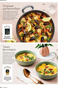K-Citymarket-mainoslehti voimassa 04.02.2026 alkaen | Sivu: 38 | Tuotteet: Mozzarella, Kana, Ravioli, Voi