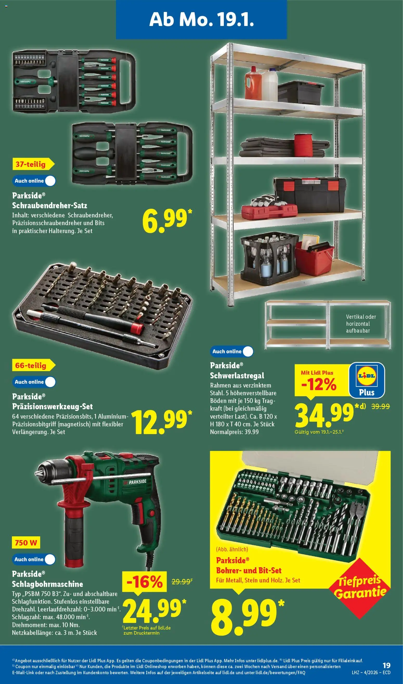 Lidl Prospekt Gladenbach – gültig ab 19.01.2026 | Seite: 31 | Produkte: Schwerlastregal