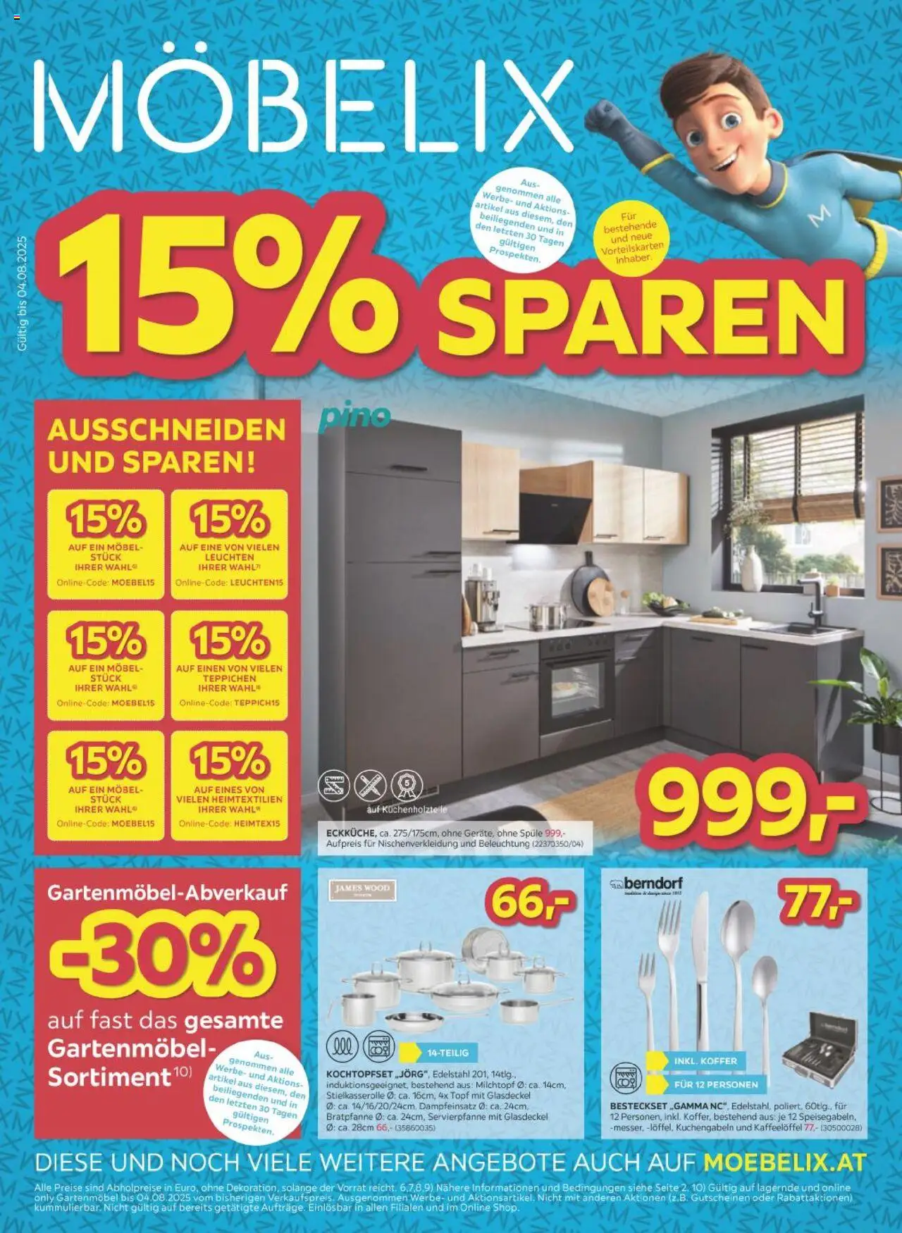 Möbelix Angebote gültig ab 28.07.2025 | Seite: 1 | Produkte: Koffer, Gartenmöbel
