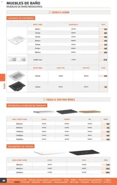 Vista previa Obramat folleto válido desde el 23.03.2026 | Página: 226 | Productos: Muebles, Galette de chaise, Lavabo, Baño