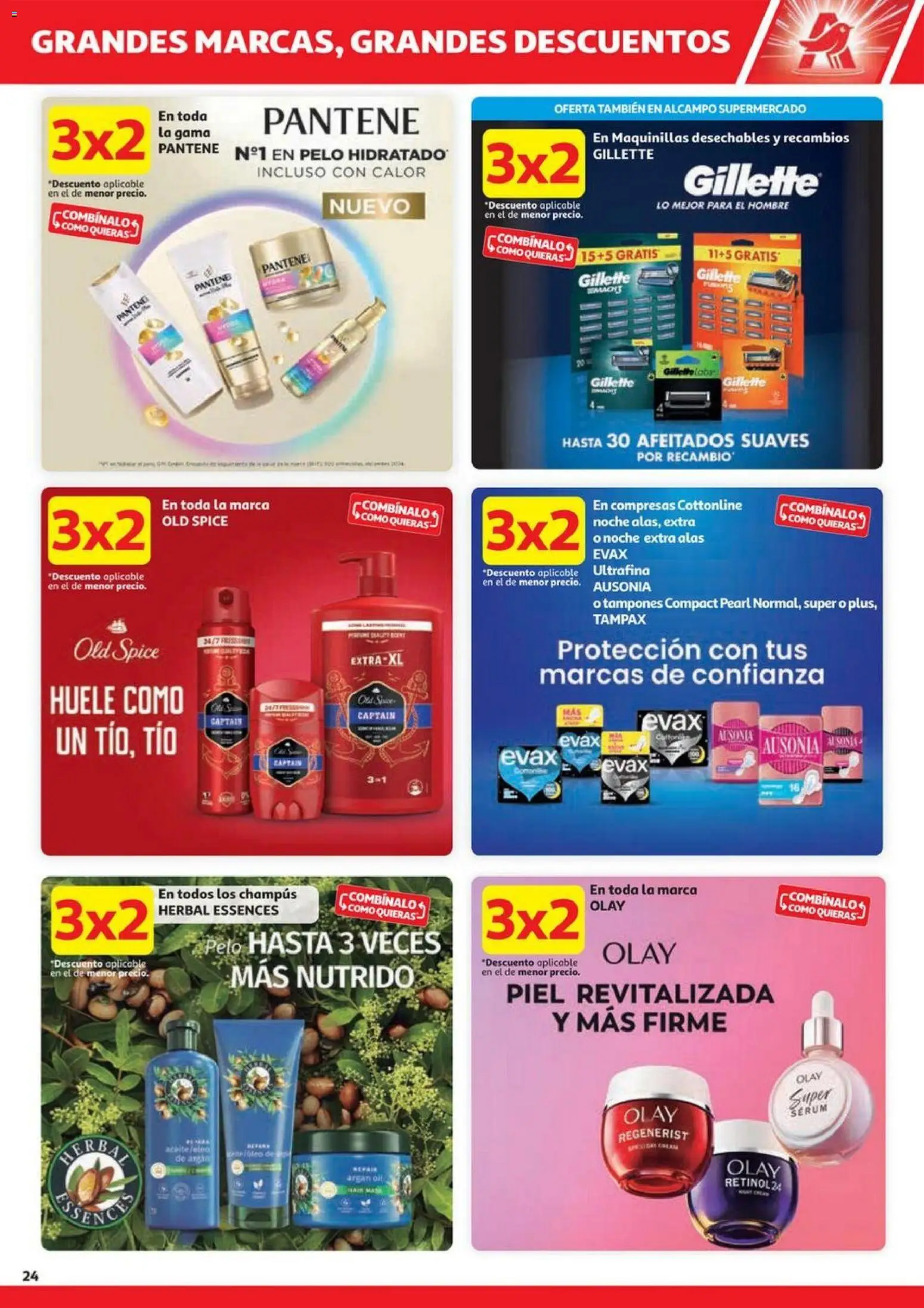 Alcampo - HG Madrid Unificado  │ válido desde el 23.10.2025 | Página: 24 | Productos: Tampones, Sérum, Γλυφιτζούρι